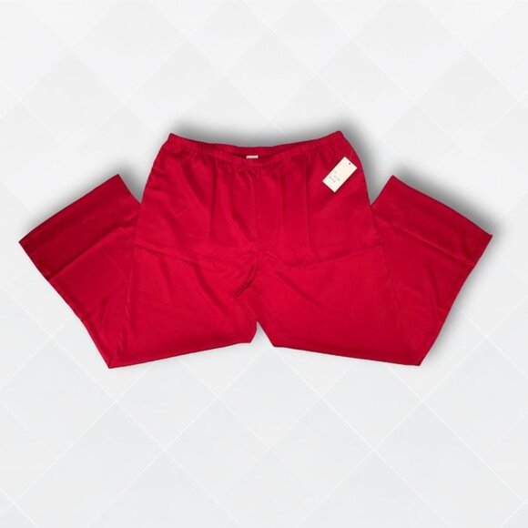 A New Day Satin Red Pants – Size 1XL (NWT) - WPT-100103 - Picture 1 of 3
